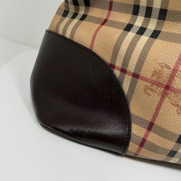 Burberry Haymarket Check Top Handle Bag - Picture 5 of 16